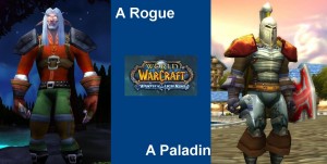 WoW_Chars WoW Characters - A Rogue and a Paladin